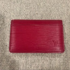 Louis Vuitton Epi Card Holder